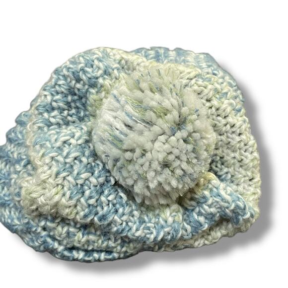 Pistil Poppy Beanie Hat Cap Pom Cable Knit Skull Fleece Lining Medium Weight OS - Picture 7 of 13